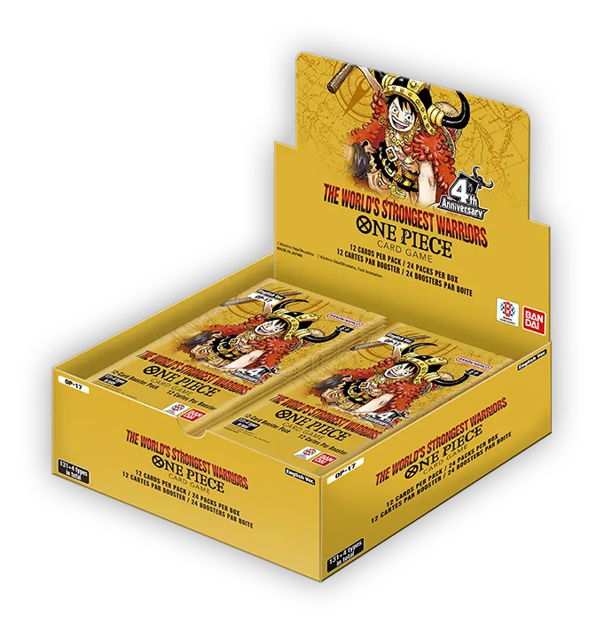 One Piece Card Game OP-17 The World's Strongest Warriors Booster Box