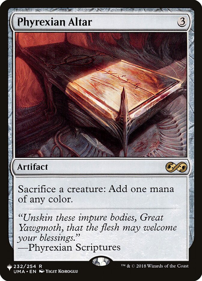 Phyrexian Altar - The List Reprints (LIST)