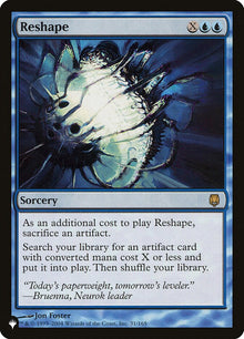 Reshape (DST) - The List Reprints (LIST)
