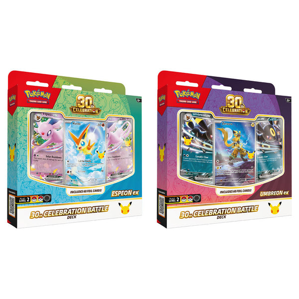 Pokémon TCG 30th Celebration Battle Decks