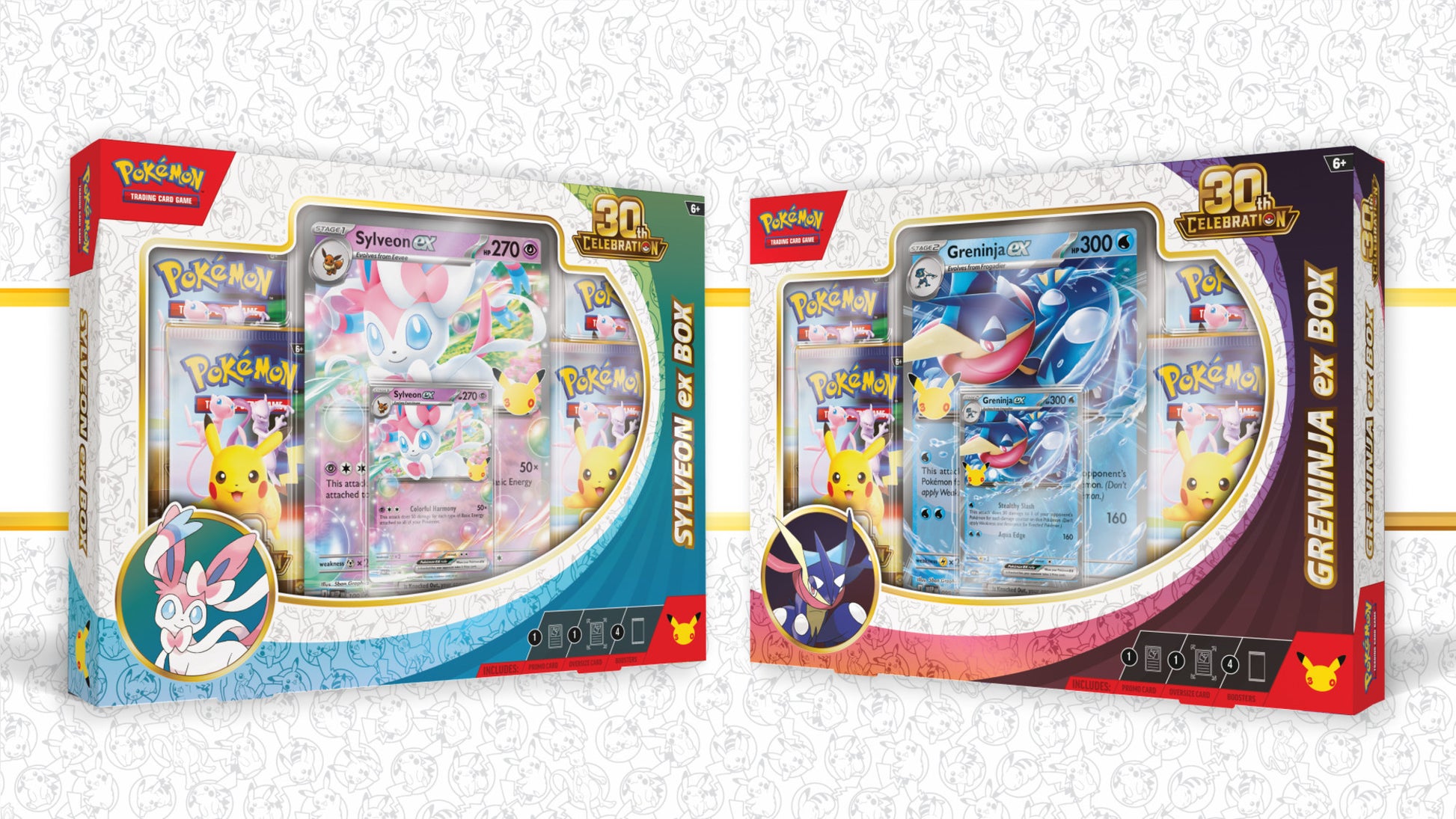 Pokémon TCG 30th Celebration Pokémon ex Boxes