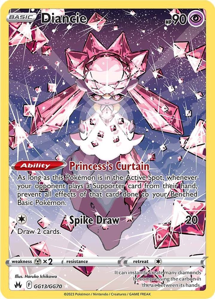 Diancie - GG13/GG70 - Crown Zenith: Galarian Gallery (CRZ:GG)