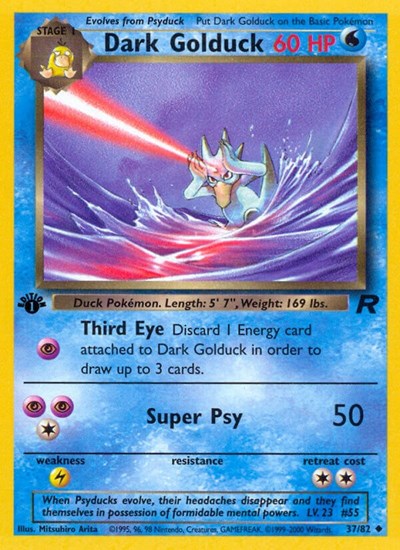 Dark Golduck 37/82 1st Edition