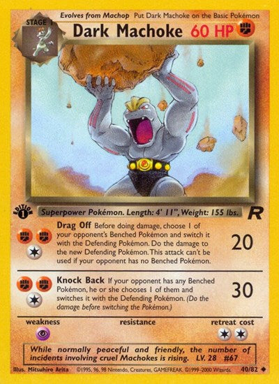 Dark Machoke 40/82 1st Edition