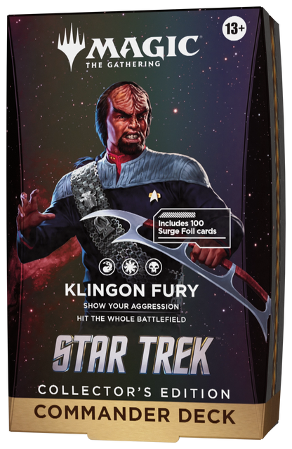 Magic: The Gathering Star Trek Klingon Fury Collector Edition Commander Deck