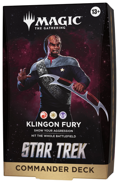 Magic: The Gathering Star Trek Klingon Fury Commander Deck