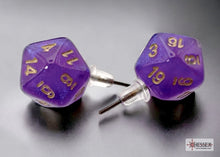Stud Dice Earring (Various Colors)