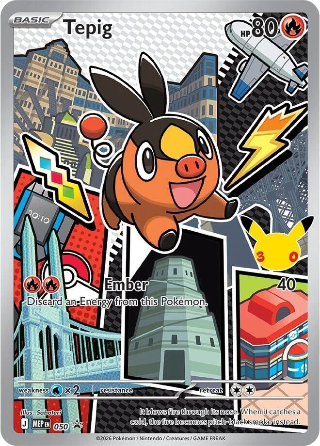 Tepig - 050 - ME: Mega Evolution Promo (MEP)