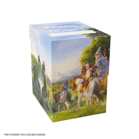 GameGenic MTG Deckbox Soft Crate 80+ - The Hobbit - Leaving Hobbiton/Troop of Ponies