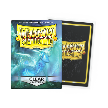 Matte Clear Dragon Shield sleeves
