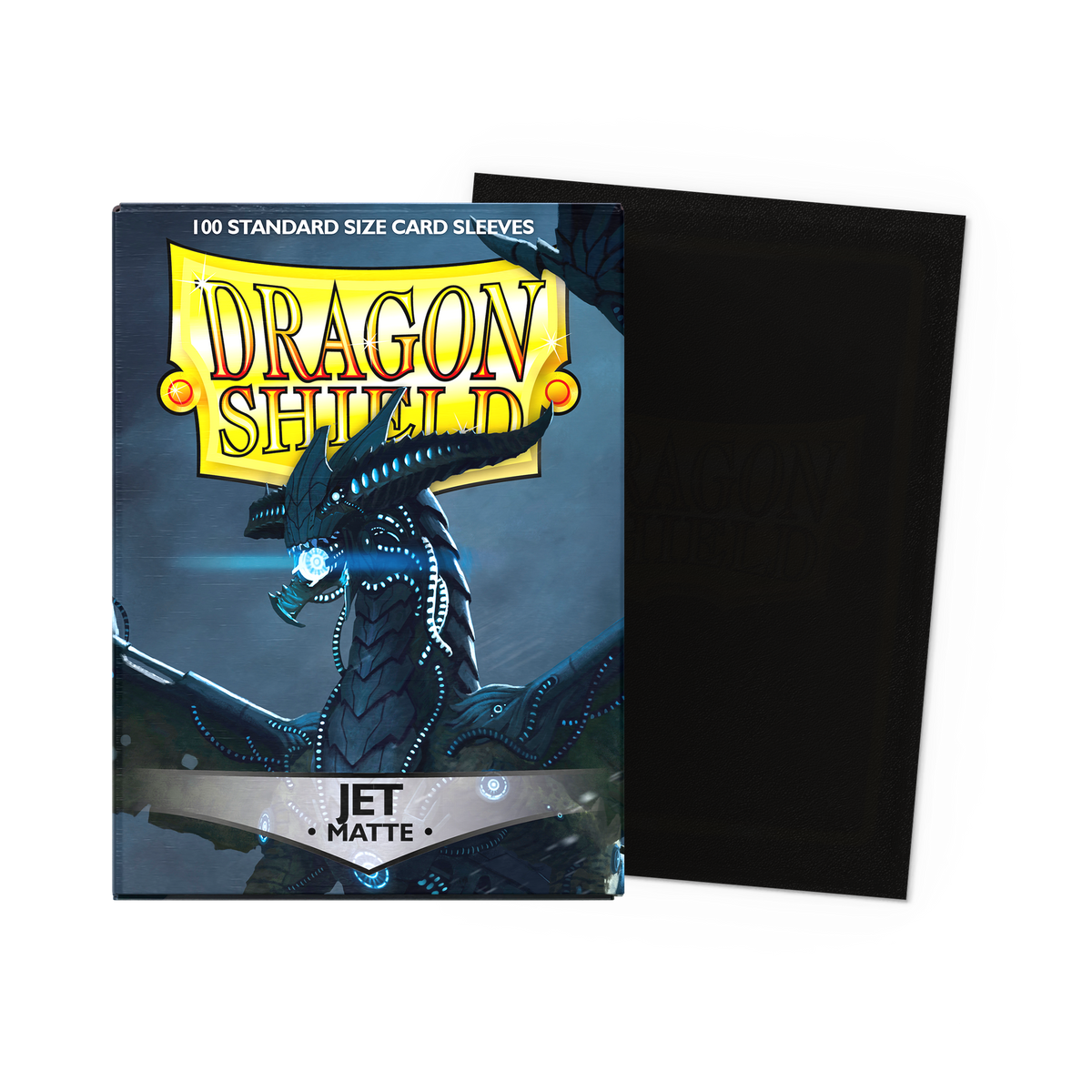 Matte Jet Dragon Shield sleeves