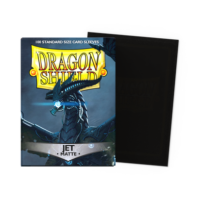 Matte Jet Dragon Shield sleeves