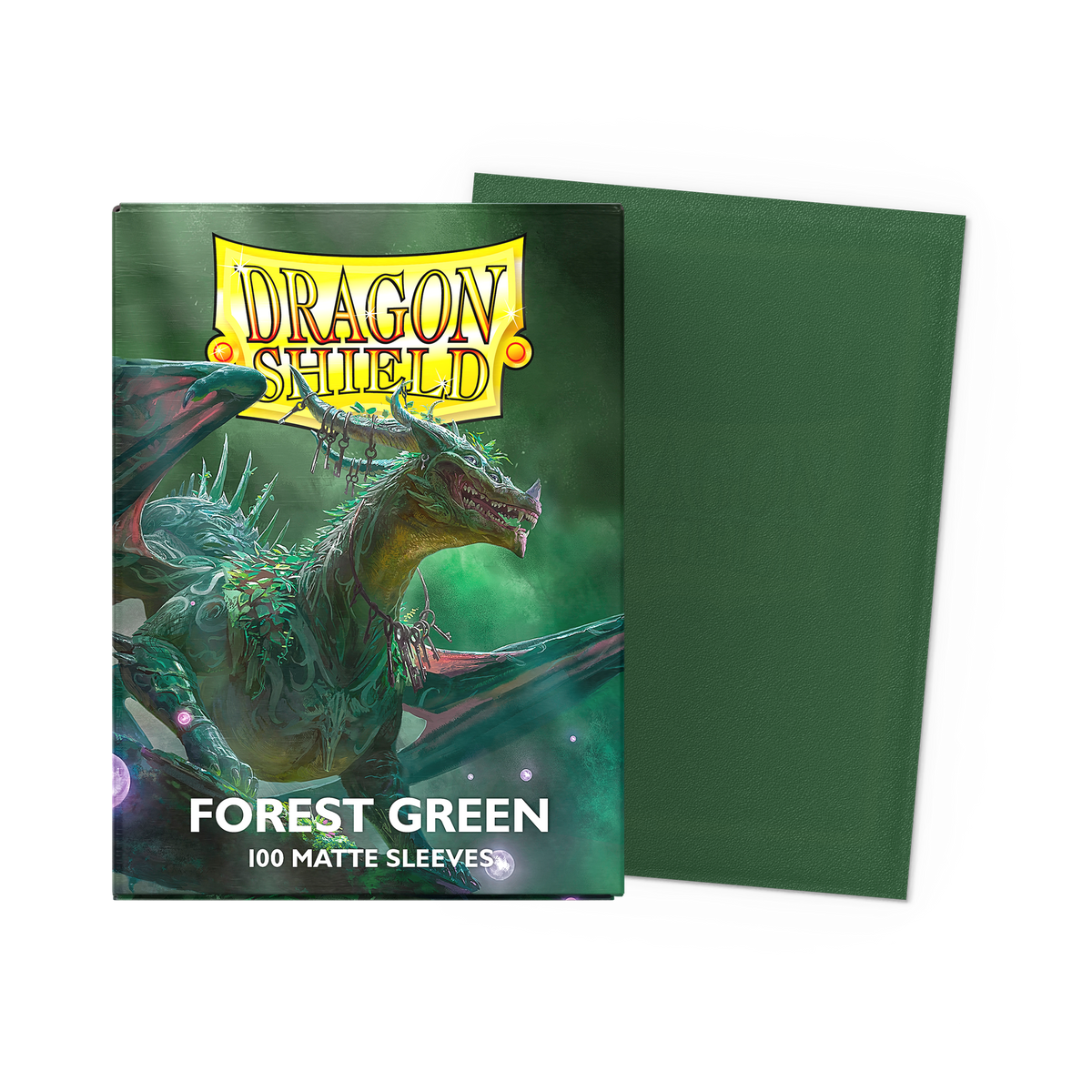 Matte Forest Green Dragon Shield sleeves
