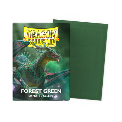 Matte Forest Green Dragon Shield sleeves