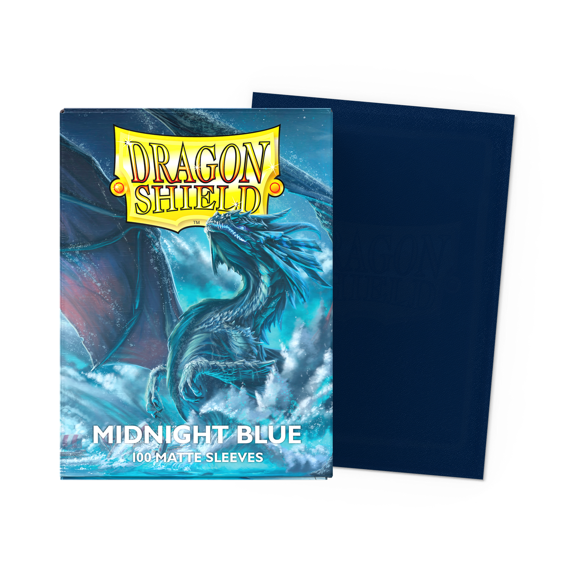 Matte Midnight Blue Dragon Shield sleeves