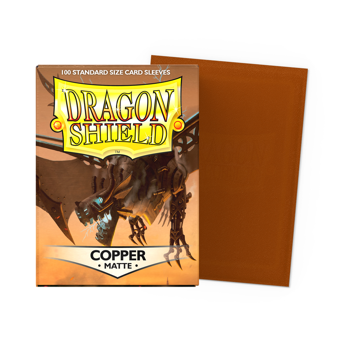 Matte Copper Dragon Shield sleeves