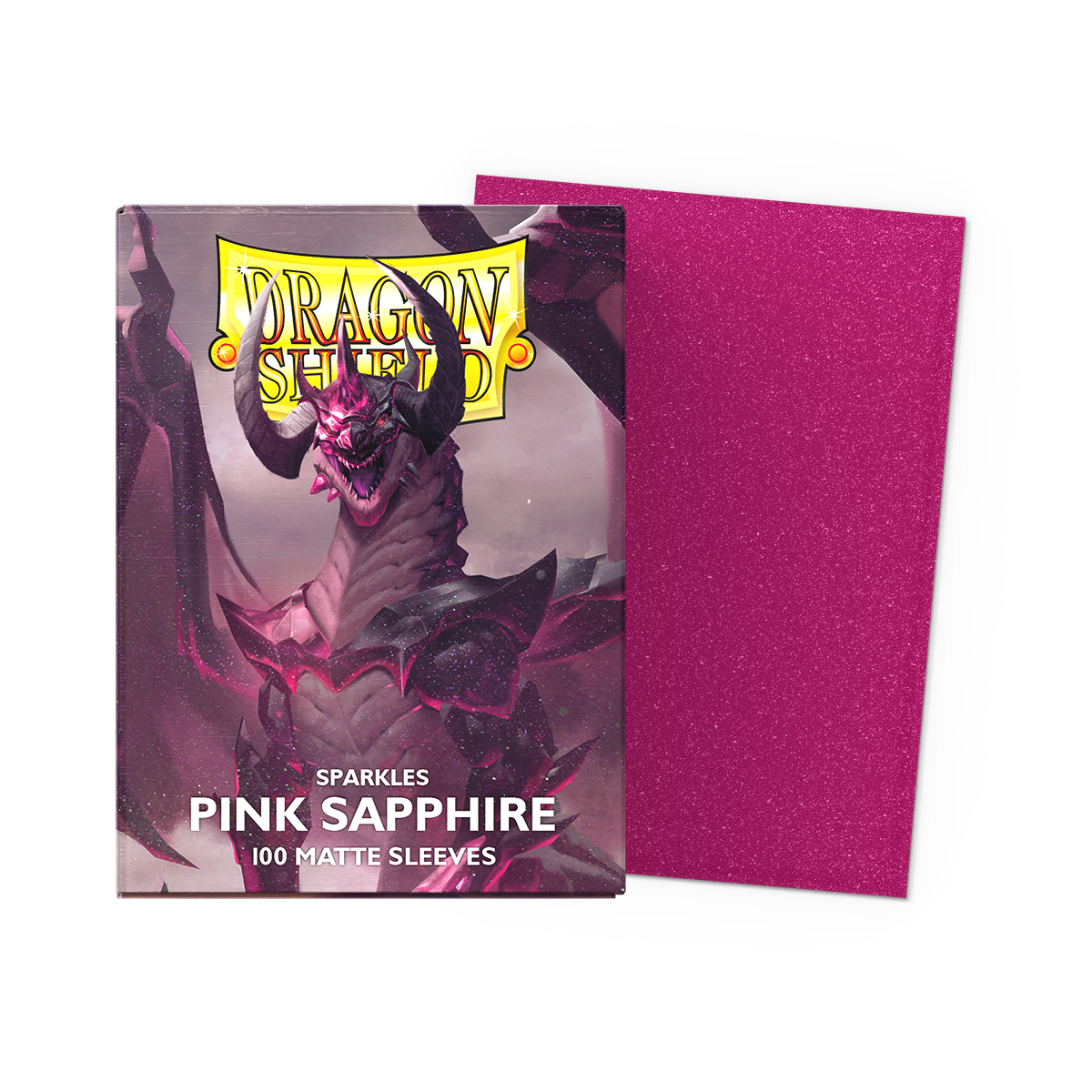 Matte Pink Sapphire Dragon Shield sleeves