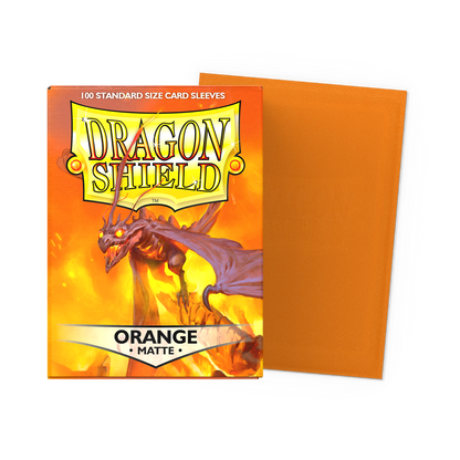 Matte Orange Dragon Shield sleeves