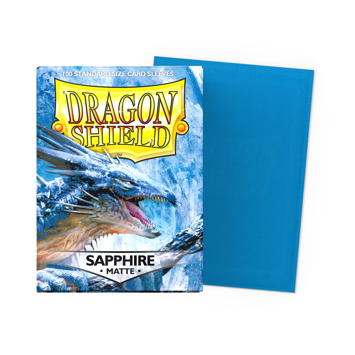 Matte Sapphire Dragon Shield sleeves