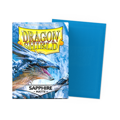 Matte Sapphire Dragon Shield sleeves