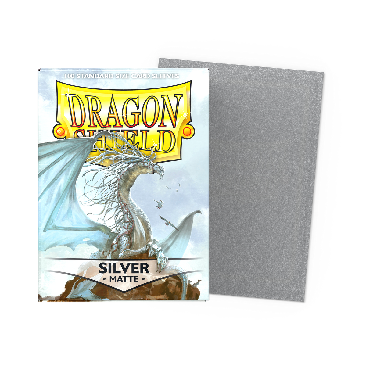 Matte Silver Dragon Shield sleeves