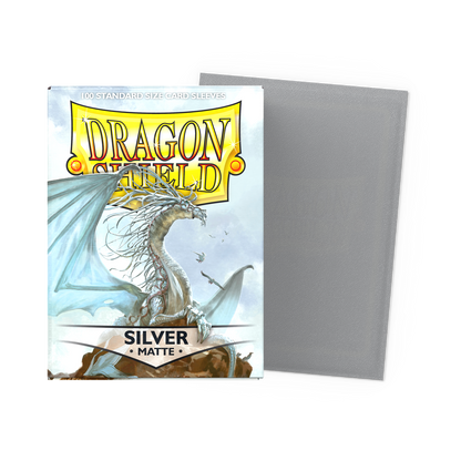 Matte Silver Dragon Shield sleeves