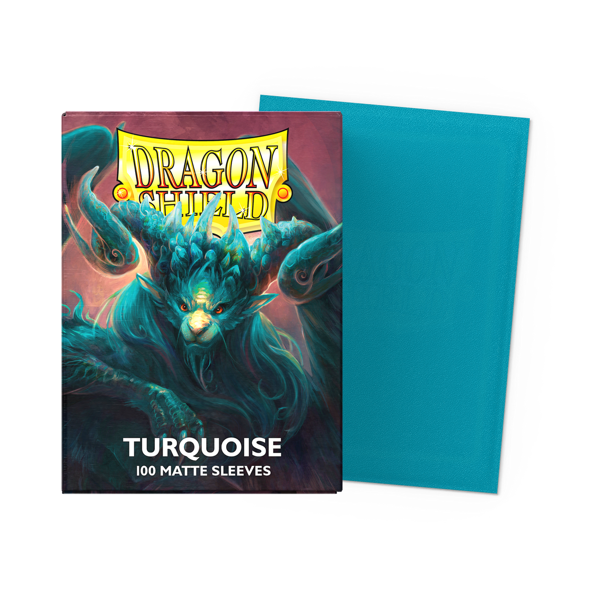 Matte Turquoise Dragon Shield sleeves