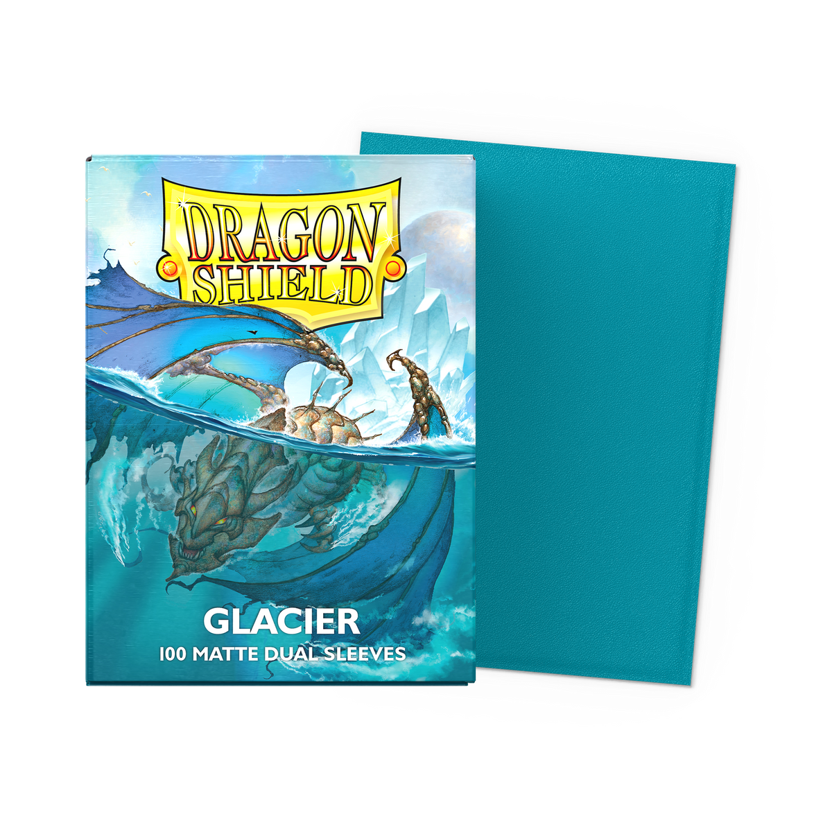 Matte Dual Glacier Dragon Shield sleeves