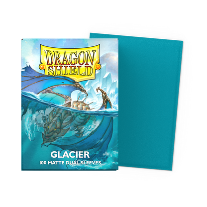 Matte Dual Glacier Dragon Shield sleeves