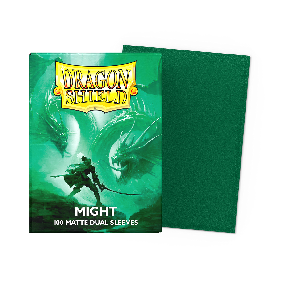 Matte Dual Might Dragon Shield sleeves