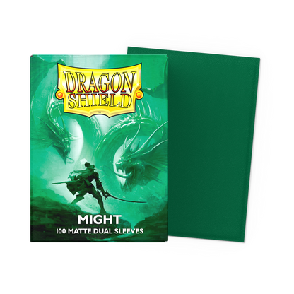 Matte Dual Might Dragon Shield sleeves