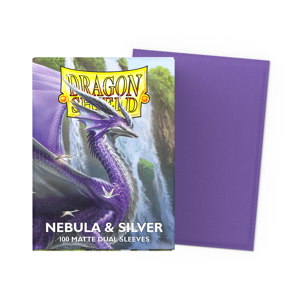 Matte Dual Nebula & Silver Dragon Shield sleeves