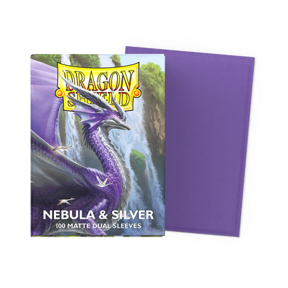 Matte Dual Nebula & Silver Dragon Shield sleeves