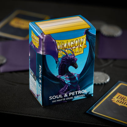 Matte Dual Soul & Petrol Dragon Shield sleeves
