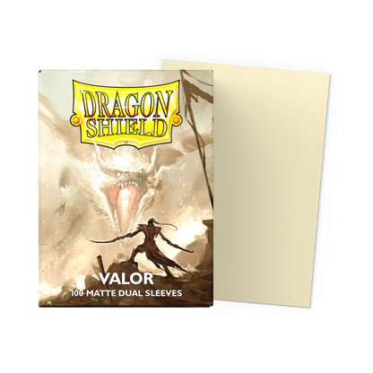 Matte Dual Valor Dragon Shield sleeves