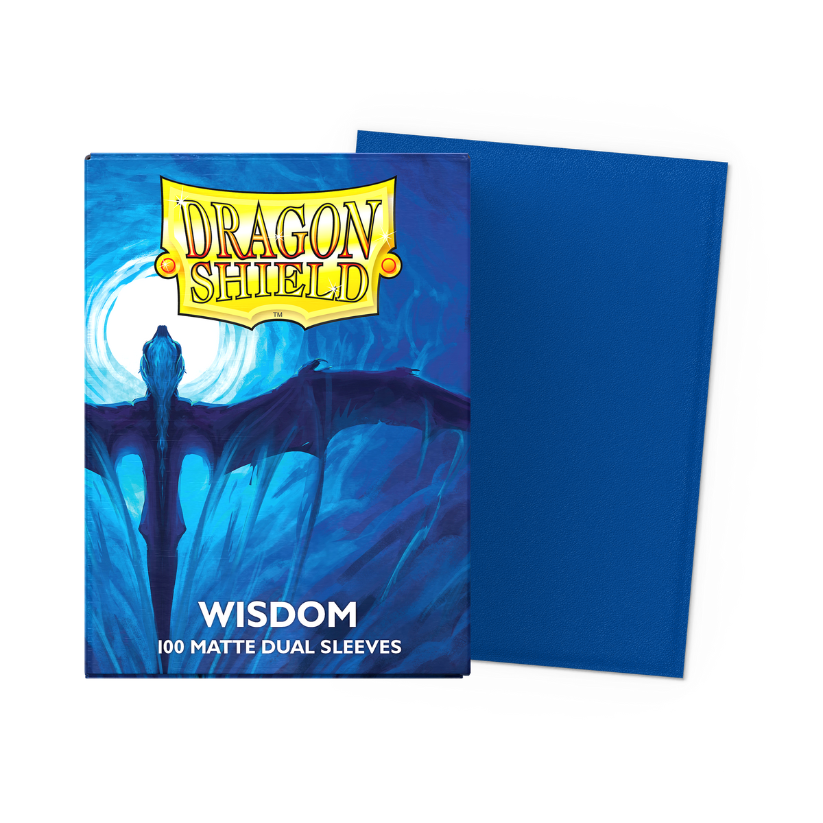 Matte Dual Wisdom Dragon Shield sleeves