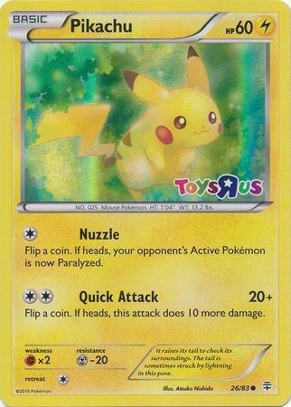 Pikachu - 26/83 (Toys R Us) (sealed in wrapper)